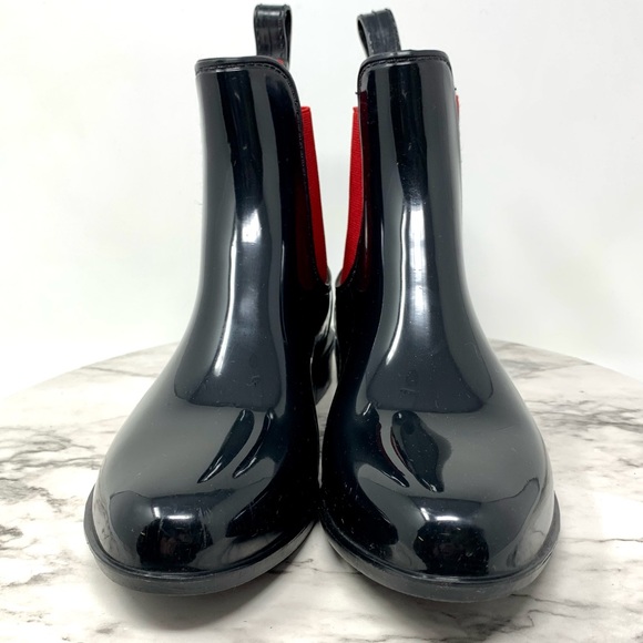 Lauren Ralph Lauren Tally Chelsea Rain Booties 6 Academic Preppy Classic Neural - Picture 4 of 13